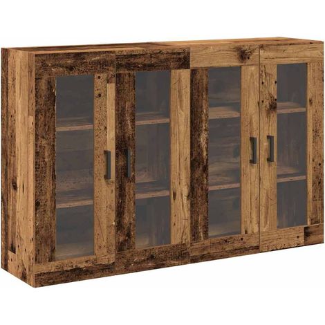 Maison Exclusive - Armadi da Parete 2 pcs Legno vecchio 69,5 x 34 x 90 cm
