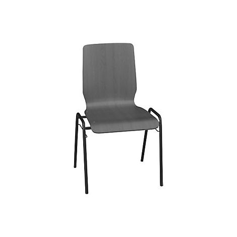 Silla de carcasa de madera NUKI  armazón revestido  UE 4 unid