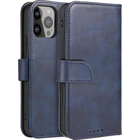 Magnetische Schutzhülle mit Klappmechanismus für Samsung Galaxy S25+ - Blau (1/5)