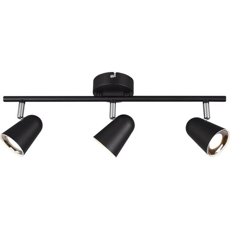 Faretto da Interno a LED in Plastica Nero Opaco