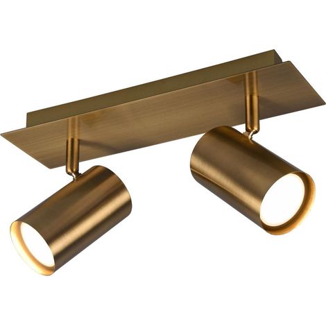 Spot da Interno a Led in Metallo Ottone Antico