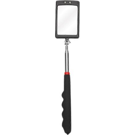 Ausziehbarer Inspektionsspiegel, beleuchteter Teleskopspiegel auf Stativ – 28,50 x 5,00 x 2,00 cm (1/4)