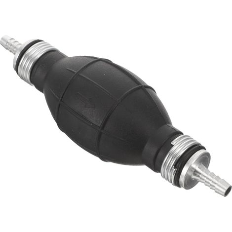 Pompe à Carburant Manuelle 6 Mm en Caoutchouc et Aluminium – Poire D'amorçage Clapet Anti-retour – Transfert Essence Bateau Voiture – Usage Marine et Moteur Hors-bord (1/5)