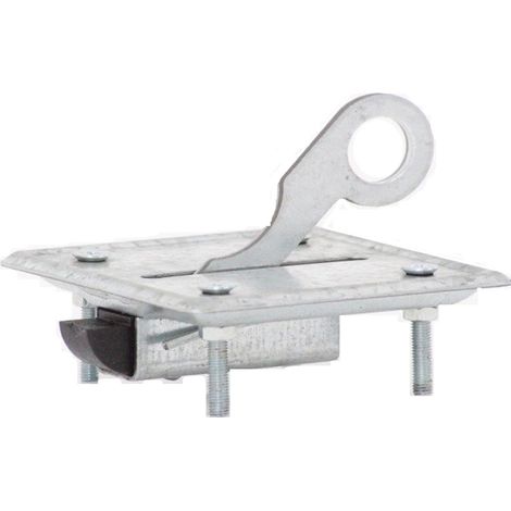 Serratura zincata per scala a pantografo retrattile botola portellone soffitto