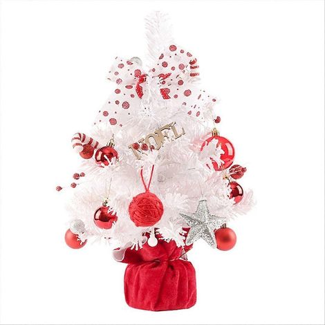 Mini sapin de Noël avec boîte à musique, décorations et articles de Noël (1/5)