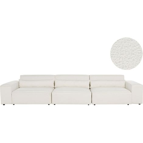 Modular Sofa 3 Seater HELLNAR Boucle Off-White (1/5)
