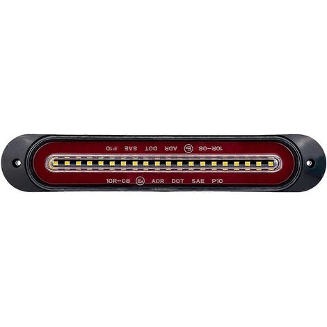 Clignotants dynamiques à LED pour voiture, 12 V-24 V, feu arrière, feu de signalisation, contour pour bus, remorque, camping-car, camion -021,B (1/5)