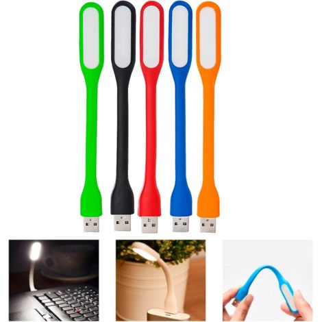 Lampe LED USB Flexible, 5 Pièces, Ordinateur Portable et de Lecture [Classe énergétique G] (1/5)
