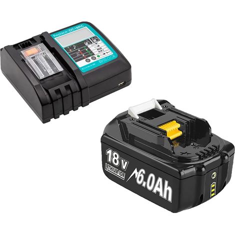 Batteria di ricambio, 6000 mAh / 9000 mAh, compatibile con diversi modelli, 1 x 6000 mAh, singola (1/2)