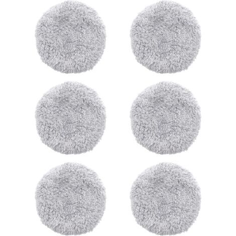 6 pieces de remplacement de chiffon de vadrouille lavable pour HOBOT 168/188 Robot de nettoyage de vitres tampons de vadrouille en microfibre accessoires reutilisables (1/4)