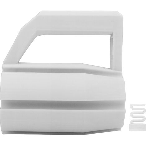Support de rangement portable pour clubs de golf, avec emplacements individuels pour une visibilité optimale, style tee de golf, blanc. (1/5)