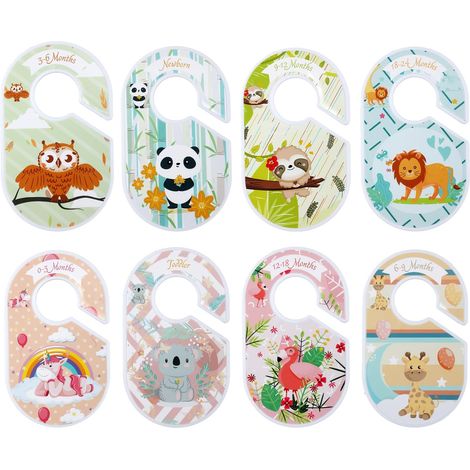 8 PCS diviseur de garde - robe de bébé, diviseur de garde - robe de bébé, porte - bébé de nouveau - né à 24 mois (1/5)