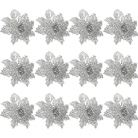 12-teiliger Weihnachtsblumen-Anhänger (1/3)