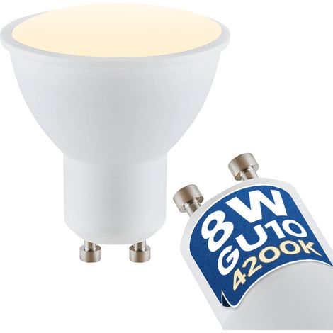 Ampoule LED GU10 8W 640 lm 4200K blanc neutre 38° - Horoz Electric CONVEX (1/5)