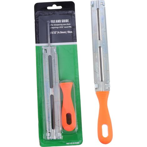 Kit De Limes Pour Tronçonneuse Affûtage Et Entretien Portable Chaîne Scie Outil Travail Du Bois - (1/5)