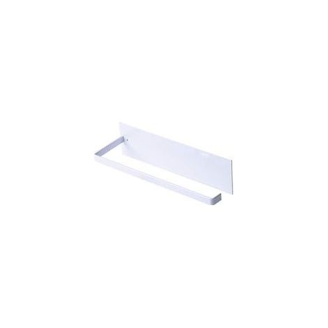 Küchenrollenhalter, Wandmontierter Küchenrollenhalter, Bohrfreier Küchenrollenhalter, Küchenrollenhalter aus Metall, Selbstklebender Küchenrollenspender, 25 cm – Weiß (1/5)