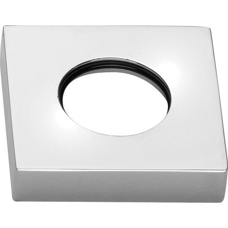 Rosace carrée 60/32mm, hauteur 13 mm, chromée