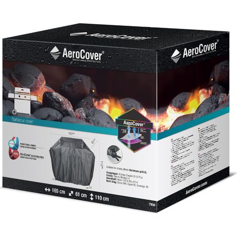 Telo di copertura per barbecue da giardino 7856 AeroCover grigio, dimensioni 61x165x110 cm, marca Homms (1/3)