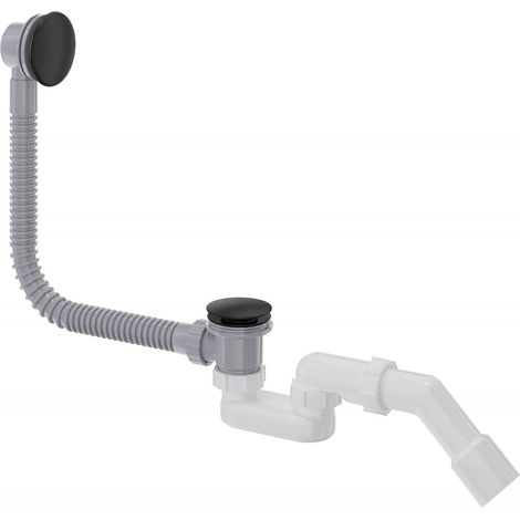 Syphon Click-Clack per Vasca Deante Finitura Nera Opaca