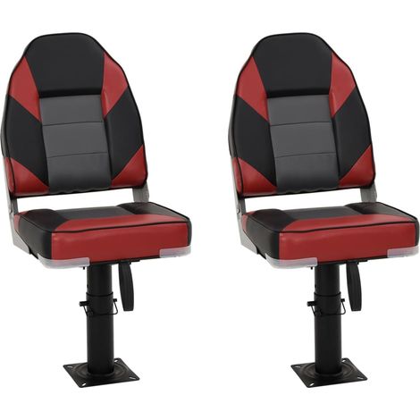 Maison Exclusive - Set Sedile da Barca Pieghevole 4 pz con Schienale Alto