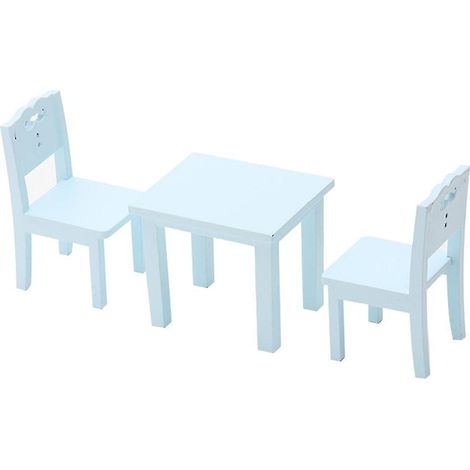Ensemble de 3 chaises miniatures pour enfants, meuble de bureau miniature, jouet.