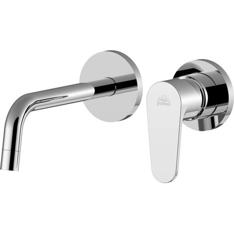 Mélangeur lavabo encastré avec bec long 178 mm Paffoni Green series GR105CR70 Chromé - Laiton (1/2)