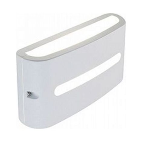 Applique Da Esterno Moderna Post Alluminio E Termoplastica Bianco Led 10W 4000K (1/5)