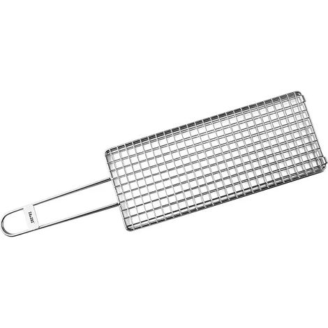 Accessoire pour matériel de cuisson ibili double grill panier acier inoxydable 12x45 cm (1/2)