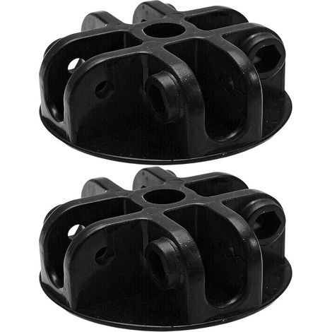 Tent Kapje - 2 Stuks - Tent Bevestigingskap - Kunststof Topbevestiging - 7 x 7 x 3 cm - Voor Tuinluifel, Partytent en Parasol - 4 Punts Bevestiging - Duurzaam & Weerbestendig - Vervangingsonderdeel - (1/5)