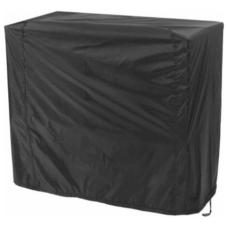 Packung, Schwarz, (145x61x117cm) Holzkohlegrill-Abdeckung, wasserdichte Grillabdeckung für den Außenbereich, quadratischer Grill FLITI