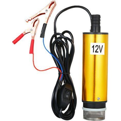 Pompe Submersible Pour Le Pompage De L'eau De Gasoil 51mm Pompe De Transfert De Carburant Ravitaillement Avec Tamis Filtrant - DC 12V (1/2)