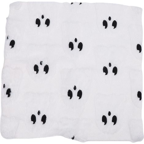 Housse de coussin décorative à motif fantôme blanc, idéale pour l'automne, le salon, le canapé ou le lit, en intérieur comme en extérieur. 45 x 45 cm. (1/5)