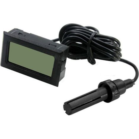Hygromètre et Thermomètre Numérique LCD Intégré avec Sonde pour Mesure Précise de Température et Humidité