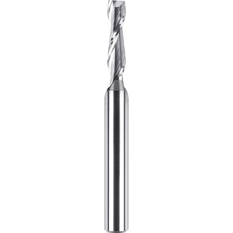 Upcut Router Bit 8 mm Shank Diameter Slotting Milling Cutter CNC Cutting Diameter 6 mm Helicoidal 2 Flutes Wood Cutter Length 24 mm Spiral Cutter for Carving (1/5)
