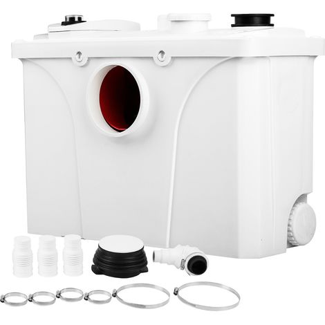 Randaco Pompa e stazione di sollevamento per WC 700W Pompa automatica per lo smaltimento delle acque reflue per doccia e lavabo (1/5)