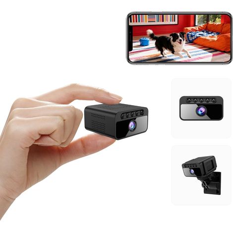 Camera Espion WiFi 4K avec Cloud – Caméra de Surveillance Intérieure sans Fil (128, Go) (1/5)