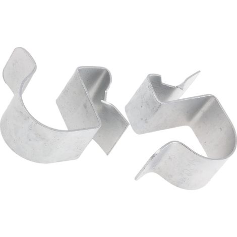 Clip pour rebord de poutre, RS PRO, Acier, Epaisseur de la bride 4 7 mm, Plage de diamètre de câble 20mm à 24mm ( Prix pour Paquet de 25 )
