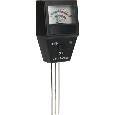 Lot 3 en 1 Testeur de Sol Humidité PH Luxmètre Multifonction Analyseur de Terre (1/5)