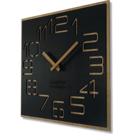 Holzwanduhr EKO DIGITS 40 cm