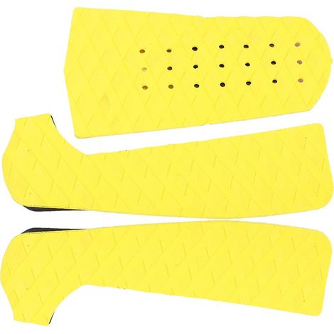 Lot de 3 tapis de surf antidérapants en mousse EVA écologique, accessoire de planche de surf (3 pièces jaunes avec trou) (1/5)