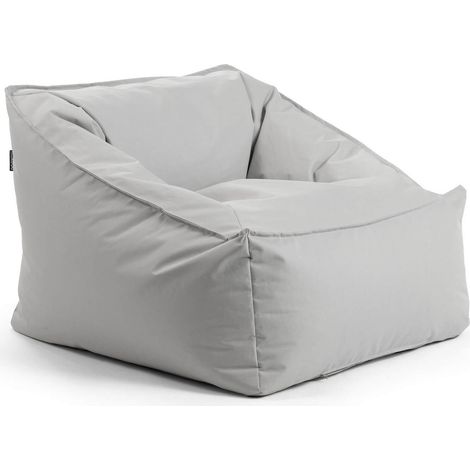 [GEBRAUCHT] Mokebo Outdoor Sitzsack 'Der Sunnyboy' Gartensessel Bean Bag Mit Füllung Grau B-Ware