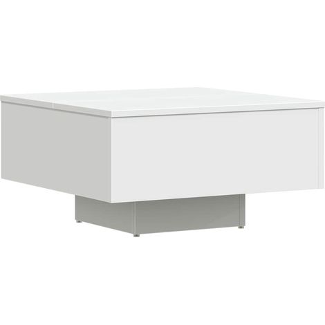 Maison Exclusive - Couchtisch Weiß 60x60x31,5 cm Holzwerkstoff (1/5)