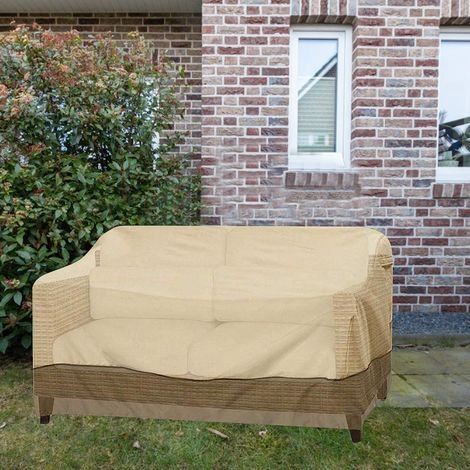 Gartensofa-Überzug, 3-Sitzer, wasserdicht, winddicht, staubdicht, 193 x 83 x 84 cm (1/4)