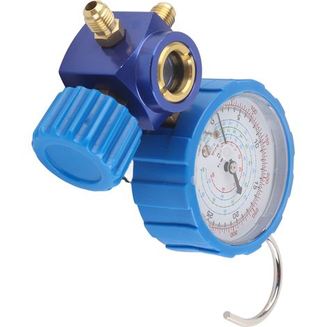 Manomètre et vanne de climatisation, 500 psi, 35 kgf cm², avec fenêtre d'inspection (1/5)