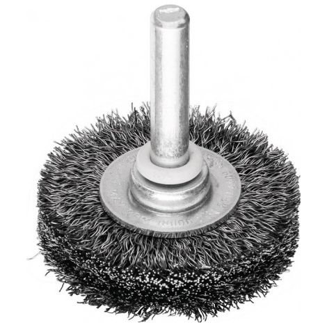 Brosse plate RBU 4009/6 ST 0.20 D. 40 mm 6 mm épaisseur de fil 0.2 mm acier 9 mm