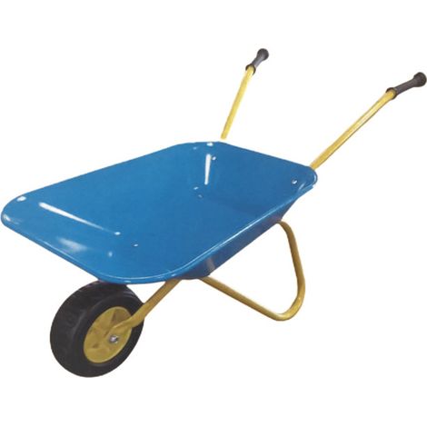 Brouette en métal pour enfant – Large roue avant pour maniabilité – Charge maximale 20 kg – Dimensions 50 x 40 x 12 cm – Apiculture.Net