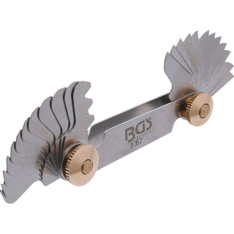 BGS Gewindeschablone 24 Blatt metrisch 0,25 - 6 mm - 3067