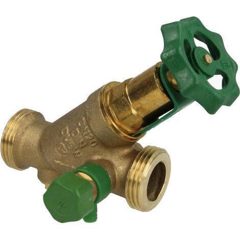 Robinet KFR 1'' FM DN20 avec purge avec broche non montante