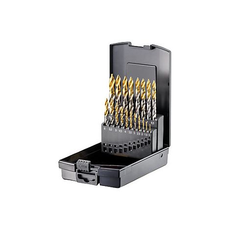 kaiserkraft Set di punte elicoidali DIN 338 HSS-G TiN con (1/3)