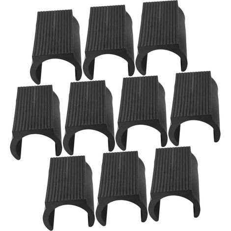 Protections de pieds de chaise en plastique, lot de 10 (1/5)